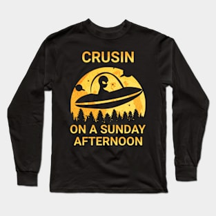 Crusin On A Sunday Afternoon Long Sleeve T-Shirt